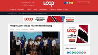 Aeropost.com shaves 7% off offline shopping | Loop News
