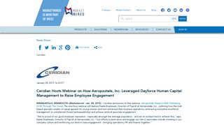 Ceridian Hosts Webinar on How Aeropostale, Inc. Leveraged ...