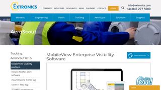 AeroScout MobileView Enterprise RTLS Visibility Software - Extronics