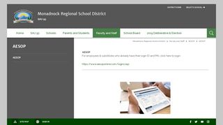 AESOP / AESOP - Monadnock Regional School District