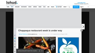 Chappaqua restaurant week is under way - LoHud.com