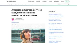 American Education Services (AES): Information ... - Student Loan Hero