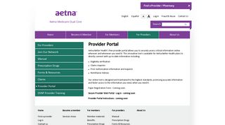 Provider Portal | Aetna Better Health of Texas