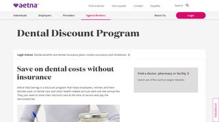 Dental Discount Program – Producers | Aetna