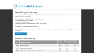 US Dental Access: Dental Login