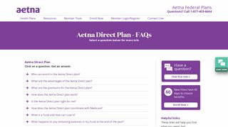Aetna Direct - AetnaFeds.com