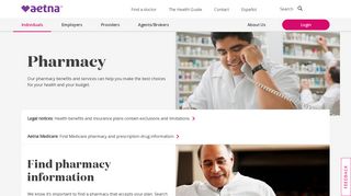 Pharmacy & Prescription Benefits | Pharmacy Information | Aetna