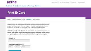 print your Aetna ID card or download a copy to your mobile device