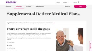 Supplemental Retiree Medical Plans – Employers | Aetna