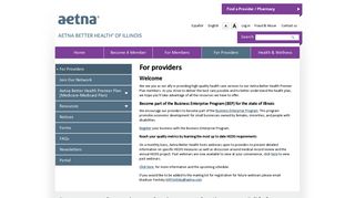 For providers | Aetna Better Health of Illinois