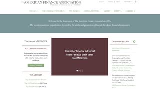 American Finance Association (AFA)