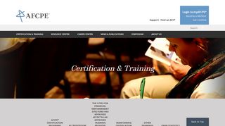 Certification & Training - Afcpe