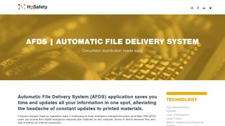 AFDS | Automatic File Delivery System - H2Safety