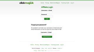 ClickMagick Affiliate Login