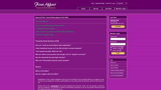 First Affair FAQ - How do I register with First Affair?