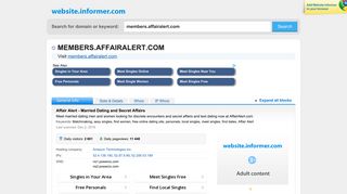 members.affairalert.com at WI. Affair Alert - Married Dating and Secret ...