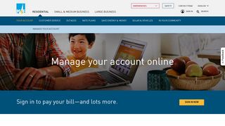 Manage your PG&E account