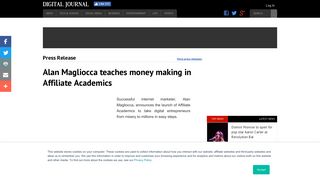 Alan Magliocca teaches money making in Affiliate Academics - Press ...
