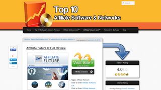 Affiliate Future ® Affiliate Network - Full Review
