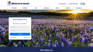 Affiliated Bank: Banking Services | Banks in Arlington TX