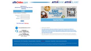 Affin Bank Online Financial Services