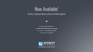 Shop Your eStore by Affinity Apparel