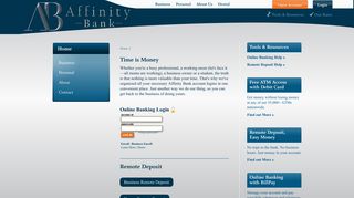 Member Login - Affinity Bank