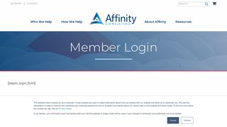 Member Login - Affinity Consulting Group