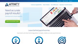 Affinity Offers Fully-managed Outsourced Payroll Services
