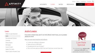 Auto Loans | Affinity Credit Union