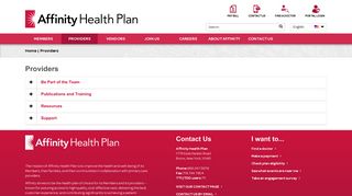 Providers - Affinity Health Plan