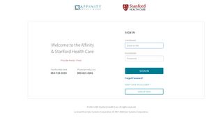 Affinity Planlink Sign In - prism - Stanford Health Care