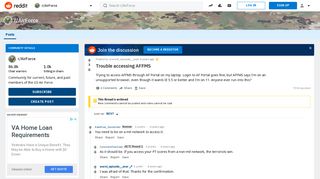 Trouble accessing AFFMS : AirForce - Reddit