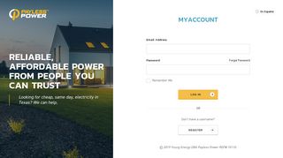 Payless Power: MyAccount Login