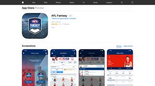 AFL Fantasy on the App Store - iTunes - Apple