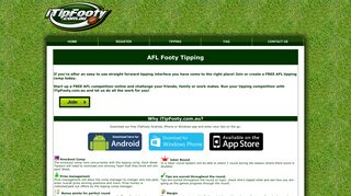 Footy tipping - AFL tipping competitions