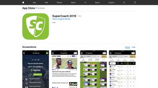 SuperCoach 2019 on the App Store - iTunes - Apple