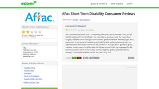 Top 10 Reviews of Aflac Short Term Disability