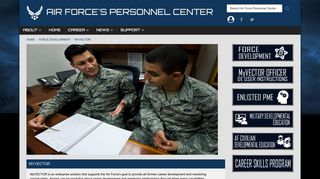 MyVECTOR - Air Force Personnel Center - AF.mil