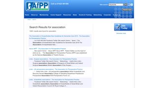 Search Results for association - The Association for ... - AfPP
