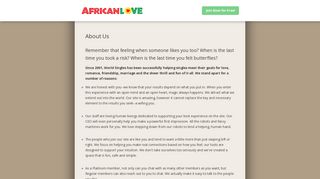 About AfricanLove.com | Online dating for African singles worldwide