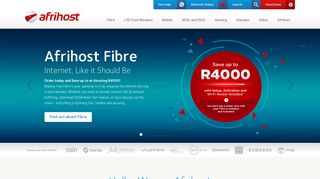 Afrihost - Fibre, Mobile, ADSL, VDSL and Web Hosting