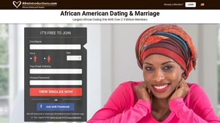 African American Dating - AfroIntroductions.com