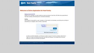 AFS Online Application - AFS Global