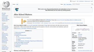 After School Matters - Wikipedia