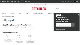 Afterpay - Cotton On