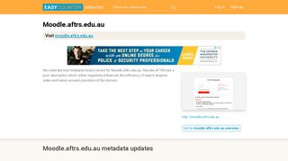 Moodle AFTRS (Moodle.aftrs.edu.au) - AFTRS Moodle: Log in to the site
