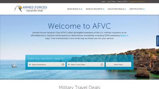 Armed Forces Vacation Club - AFVClub.com | Military Vacation Deals