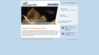 Welcome to AccelerationVMS - AgileOne - agile1.com