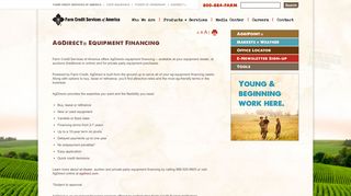 AgDirect- Equipment Financing - Farm Credit Services of America